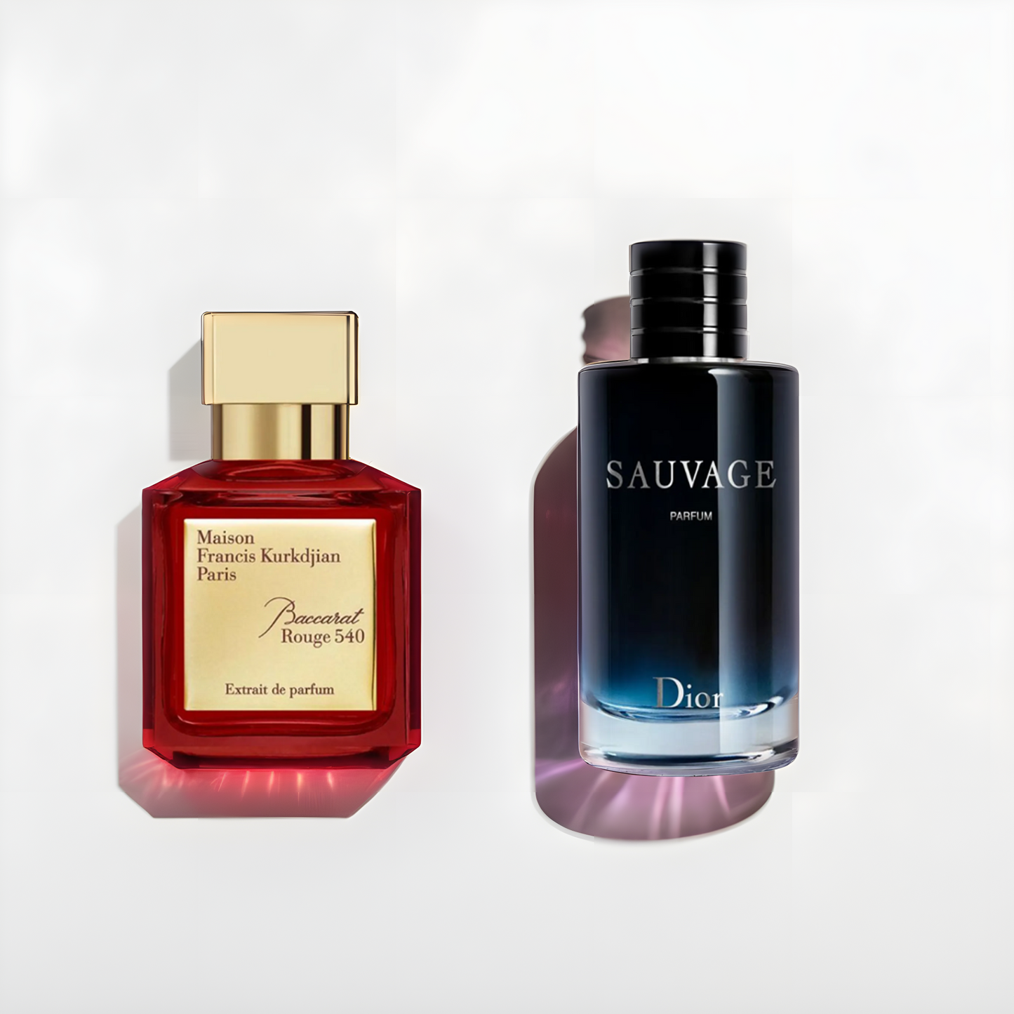 Iconic Duo: Baccarat Rouge 540 & Dior Sauvage Parfum